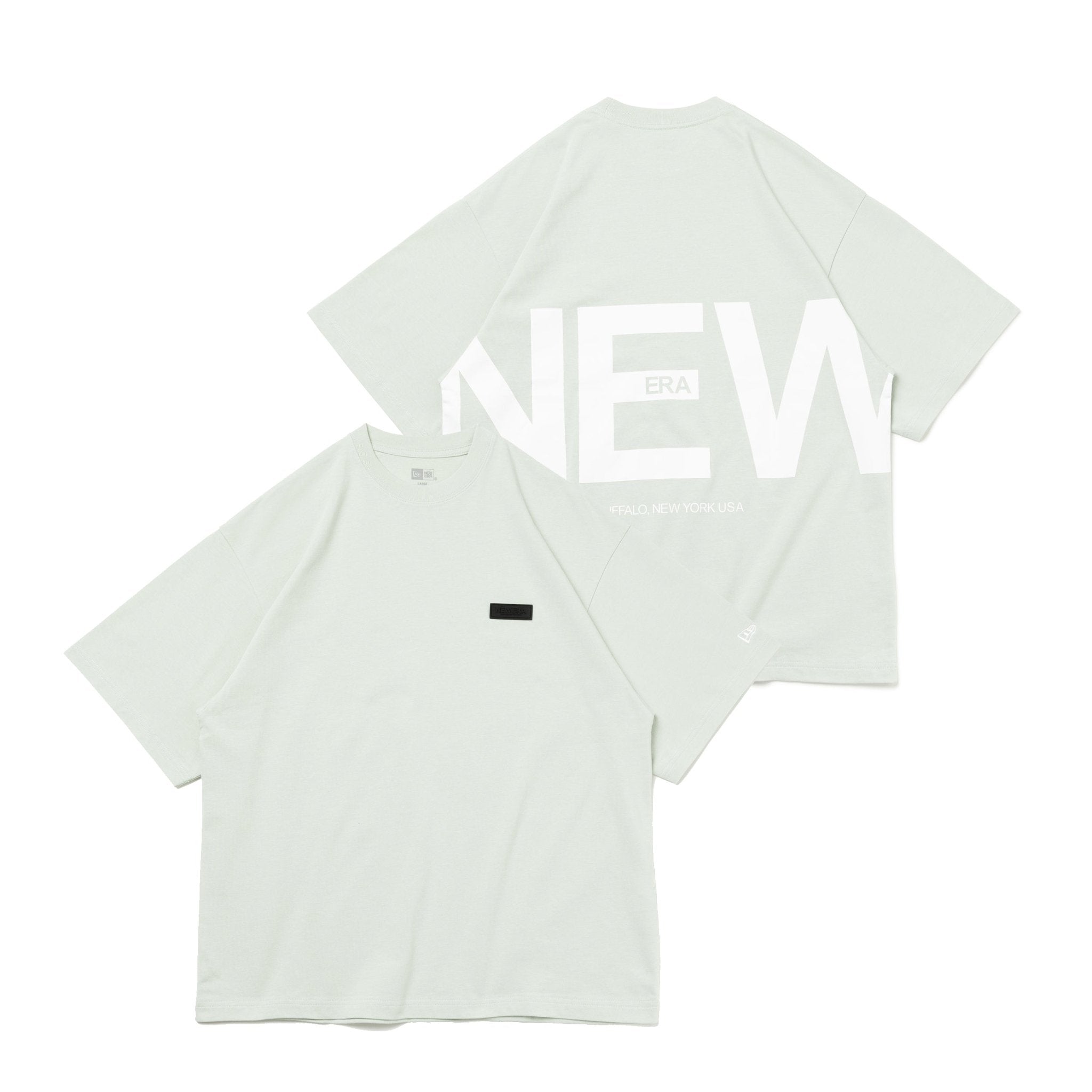 半袖 オーバーサイズド コットン Tシャツ Zoom Up Logo ソフトグラス 