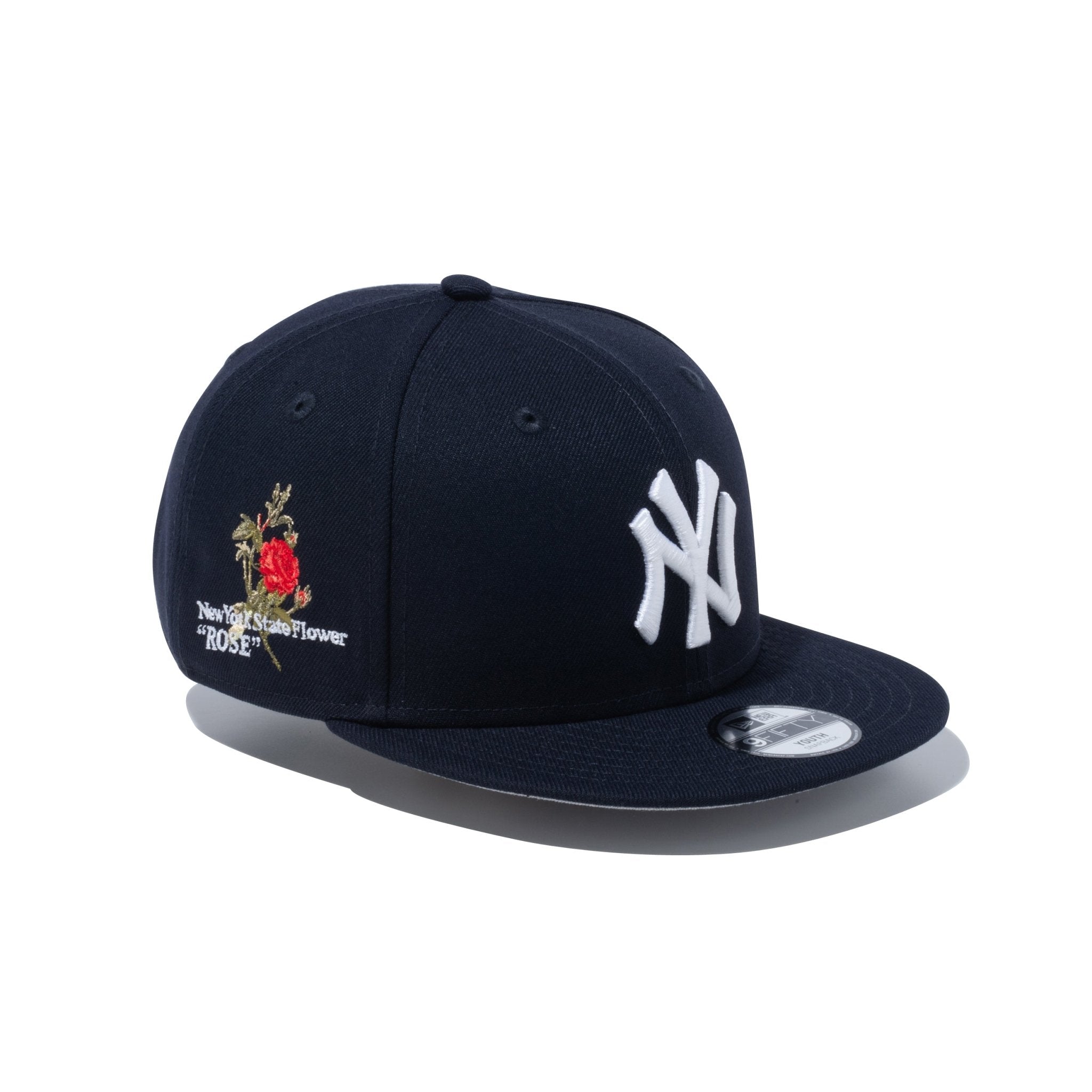 Youth 9FIFTY MLB State Flowers ニューヨーク・ヤンキース ネイビー 