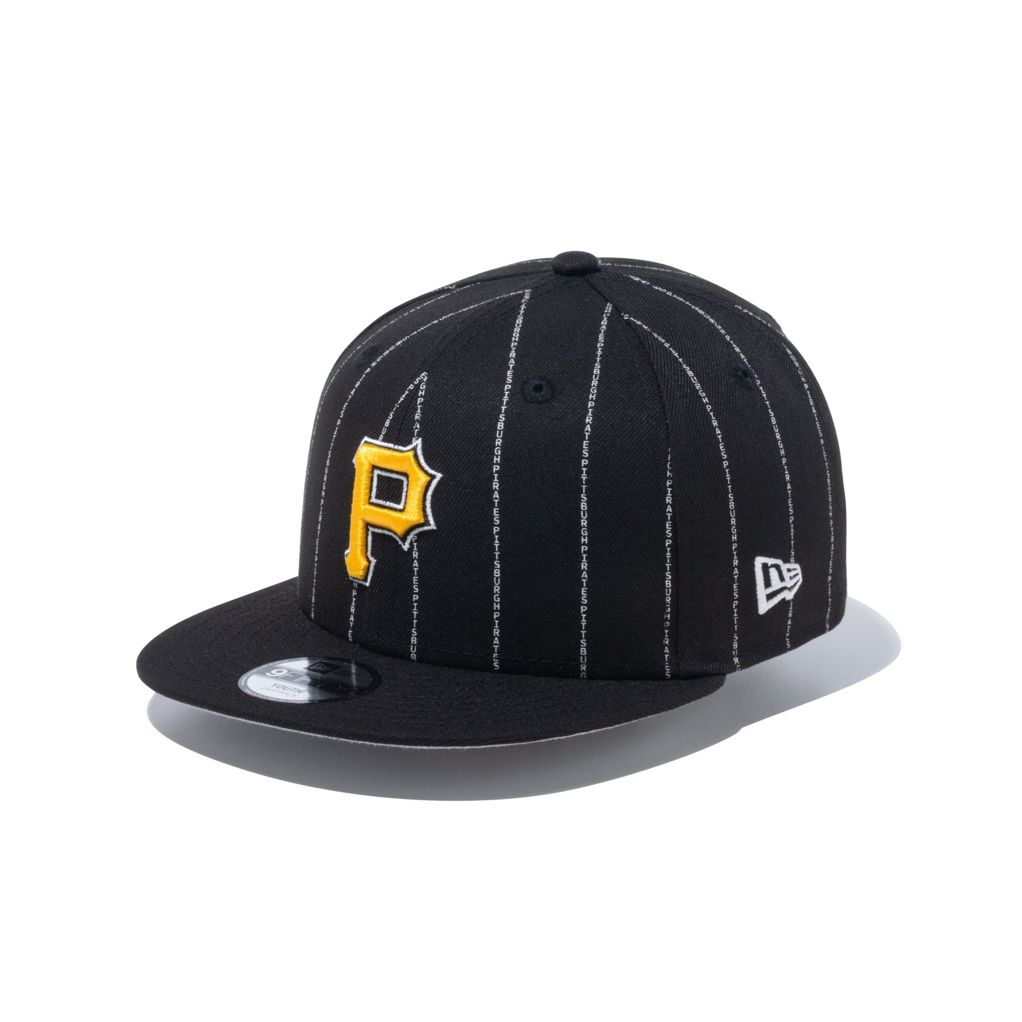 Youth 9FIFTY MLB Text Stripe ピッツバーグ・パイレーツ ブラック