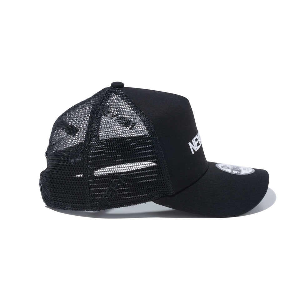 Youth 9FORTY A - Frame トラッカー Mesh Embroidery ブラック - 14111910 - YTH | NEW ERA ニューエラ公式オンラインストア