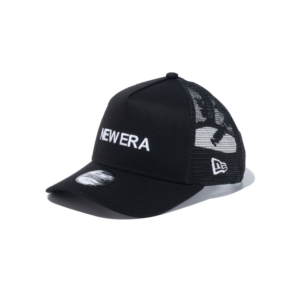 Youth 9FORTY A - Frame トラッカー Mesh Embroidery ブラック - 14111910 - YTH | NEW ERA ニューエラ公式オンラインストア