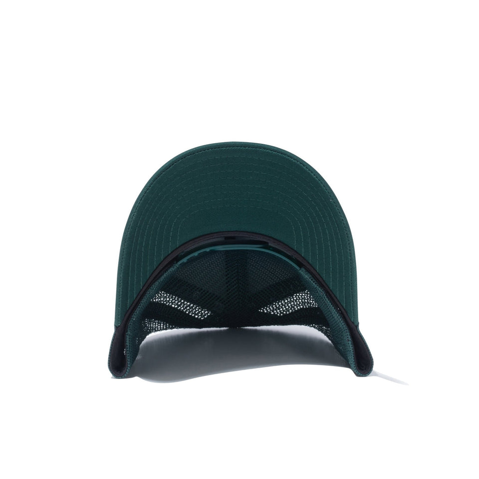 Youth 9FORTY A-Frame トラッカー Tonal Logo スクエアニューエラ ダークグリーン - 14111903-YTH | NEW ERA ニューエラ公式オンラインストア