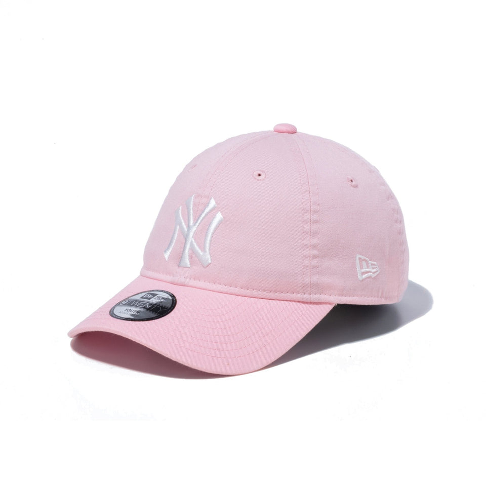 Youth 9TWENTY ニューヨーク・ヤンキース ピンク × ホワイト - 14524543 - YTH | NEW ERA ニューエラ公式オンラインストア