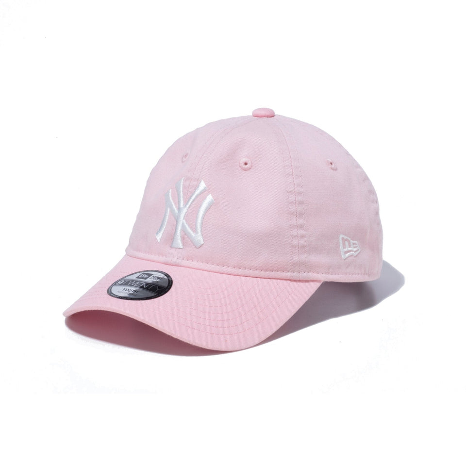 Youth 9TWENTY ニューヨーク・ヤンキース ピンク × ホワイト - 14524543 - YTH | NEW ERA ニューエラ公式オンラインストア