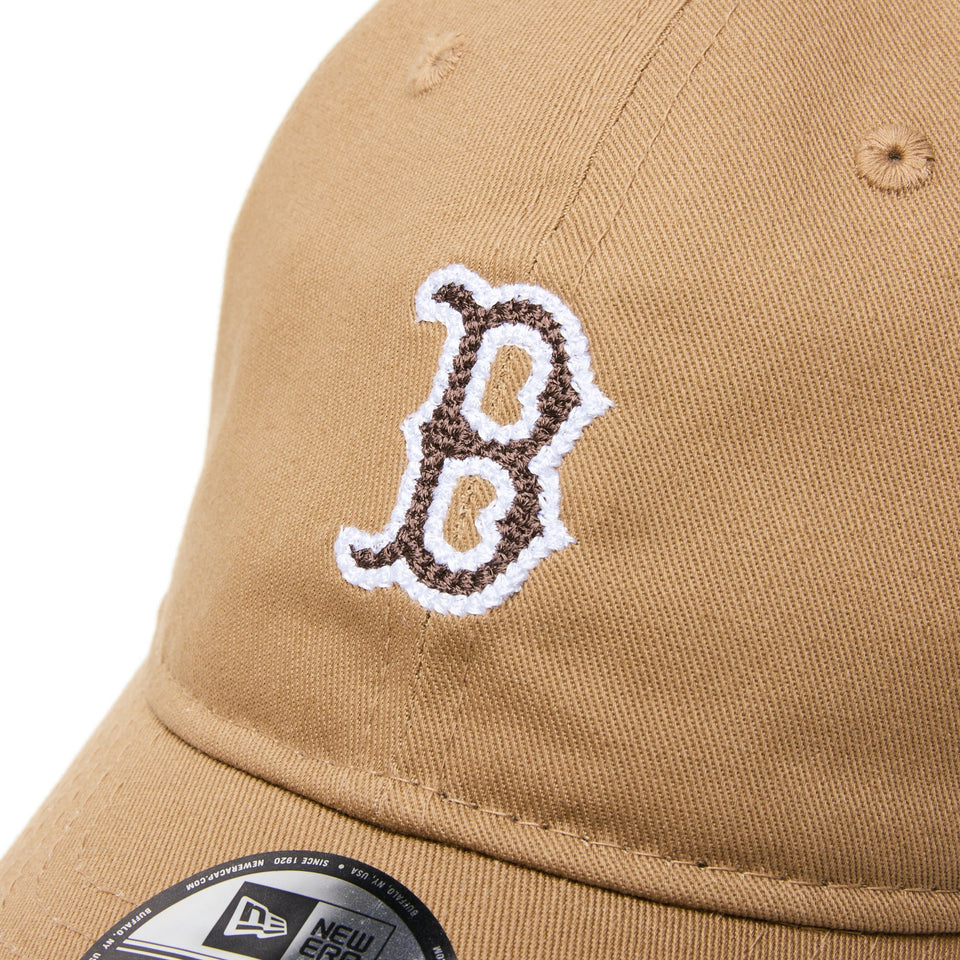 Youth 9TWENTY MLB Chain Stitch ボストン・レッドソックス カーキ - 14325221 - YTH | NEW ERA ニューエラ公式オンラインストア