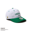 Youth 9TWENTY PEANUTS ピーナッツ ロゴ ホワイト ケリーグリーンバイザー - 14344465 - YTH | NEW ERA ニューエラ公式オンラインストア