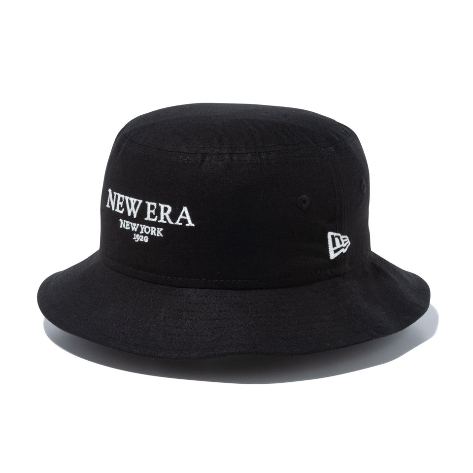 バケット01 Flax Cotton NEW ERA NEW YORK 1920 ブラック | ニューエラ