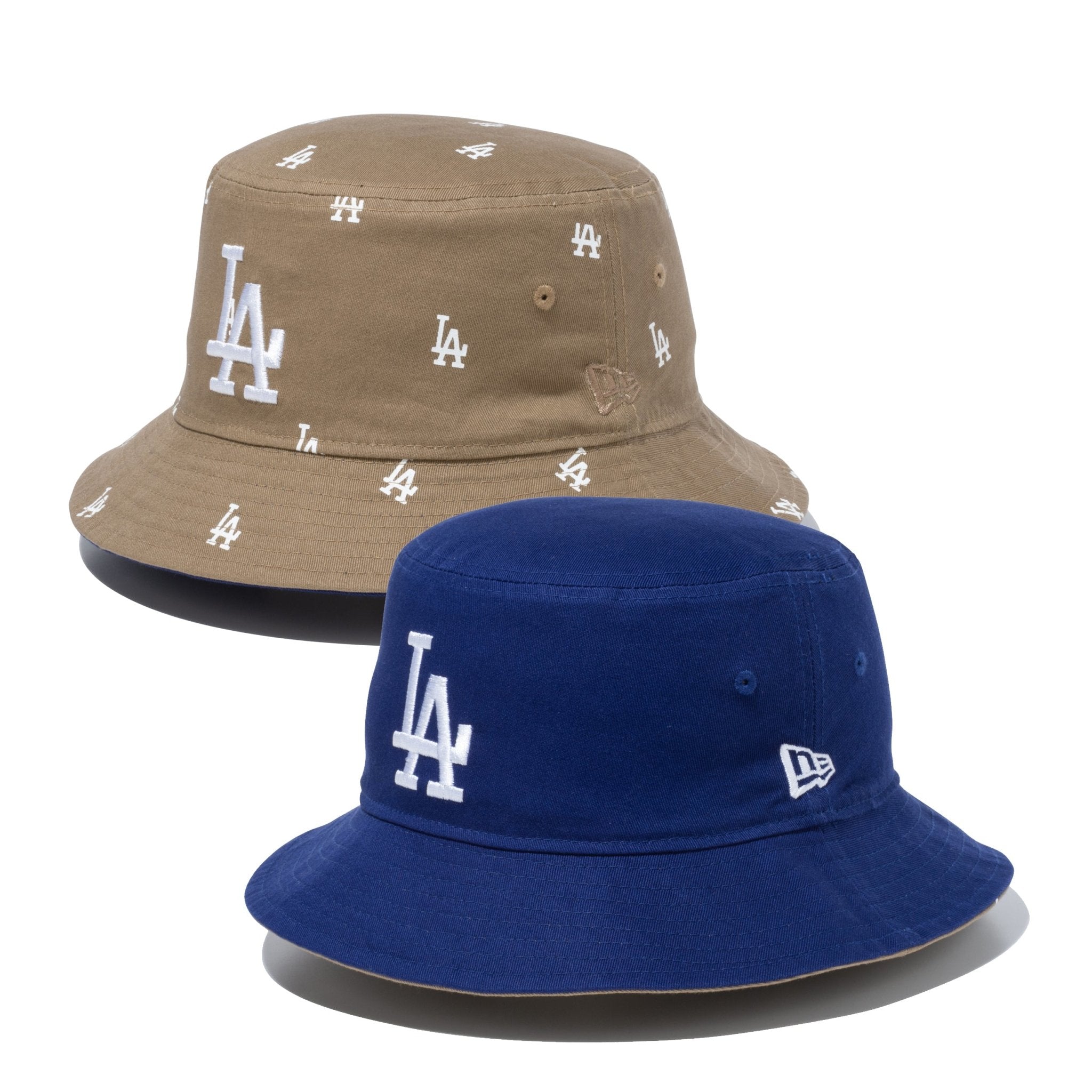バケット01 MLB Reversible Hat リバーシブル ロサンゼルス・ドジャース ダークロイヤル/ブリティッシュカーキ