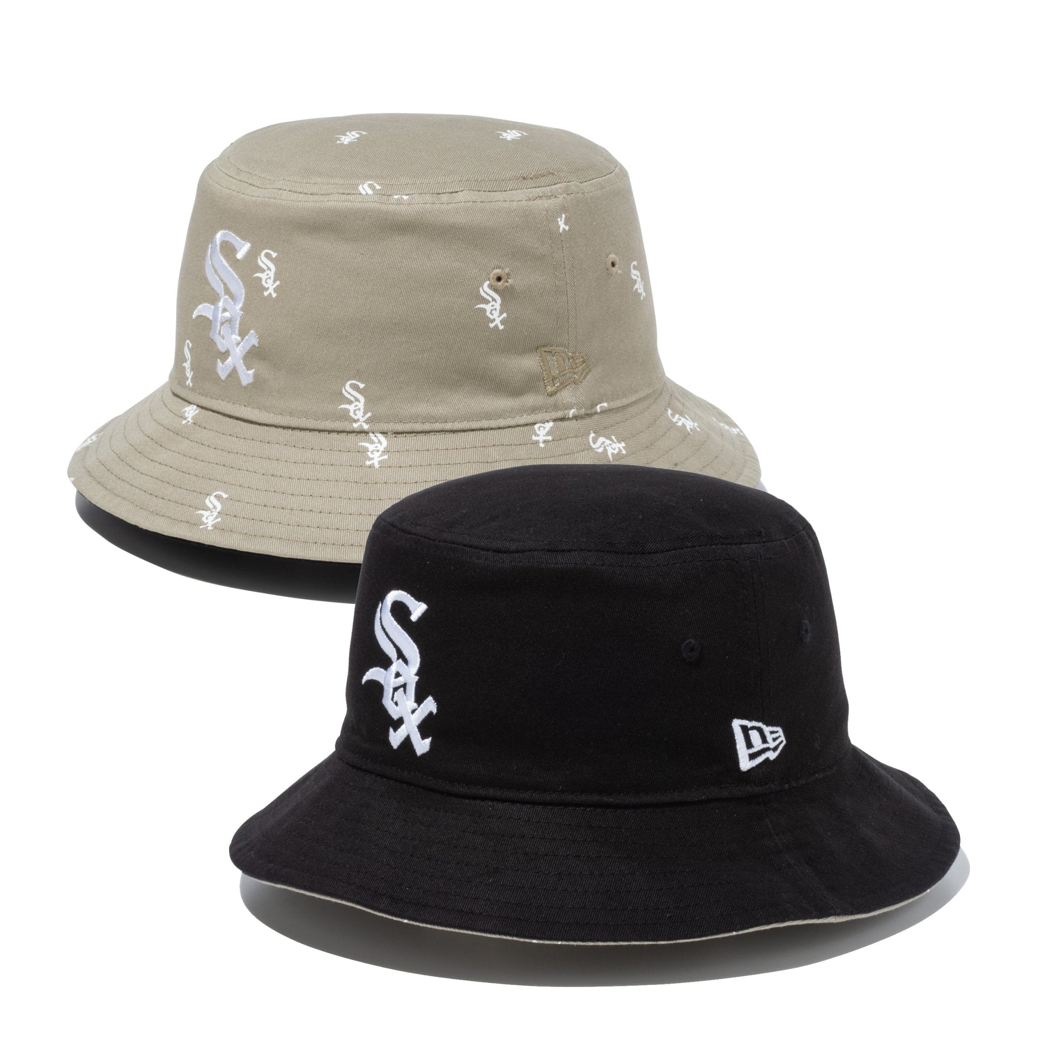 バケット01 MLB Reversible Hat リバーシブル シカゴ・ホワイトソックス ブラック/ペブル