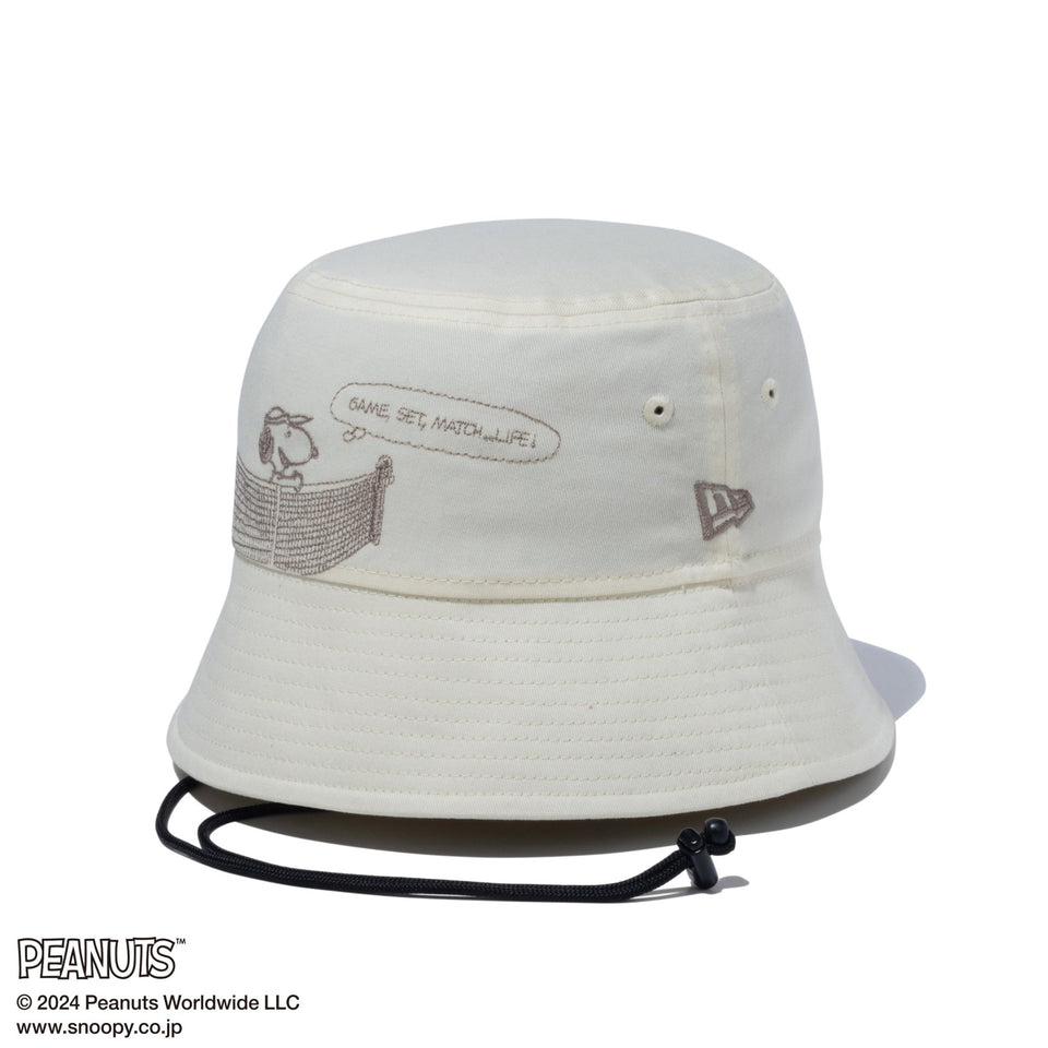 バケット01 セーラーブリム Sailor Brim PEANUTS ピーナッツ スヌーピー テニス クロームホワイト - 14124327-SM | NEW ERA ニューエラ公式オンラインストア