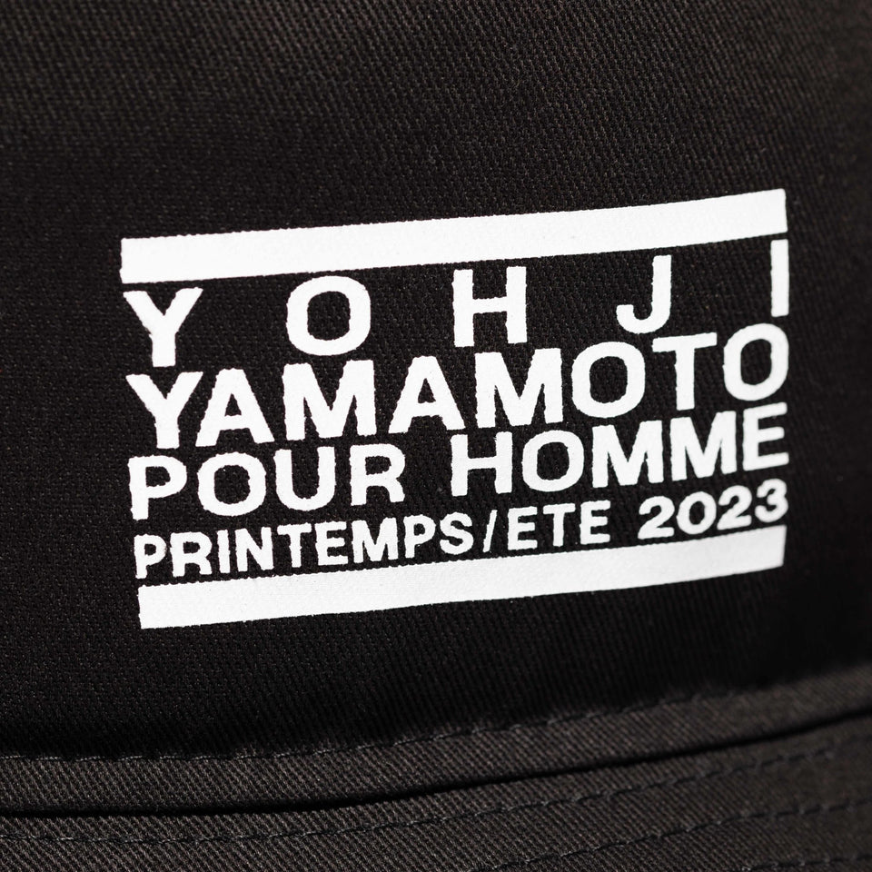 バケット01 Yohji Yamamoto SS23 ボックスロゴ ブラック | ニューエラ