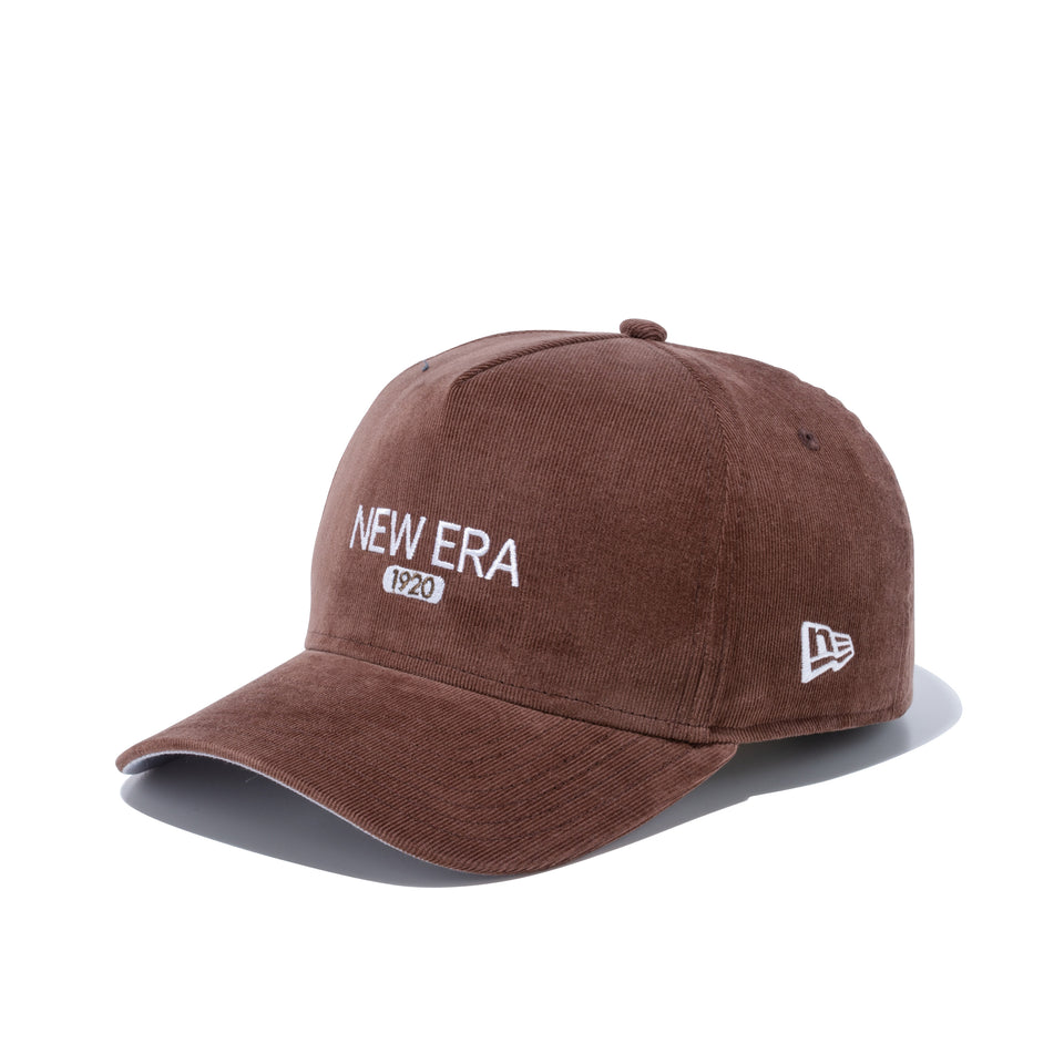 9FORTY A-Frame マイクロコーデュロイ NEW ERA 1920 ブラウン グレー