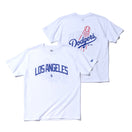 半袖 コットン Tシャツ MLB アパレル ロサンゼルス・ドジャース LOS ANGELS ホワイト レギュラーフィット