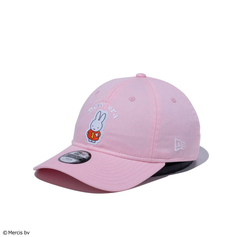 Youth 9TWENTY miffy ミッフィー new era アーチロゴ ピンク