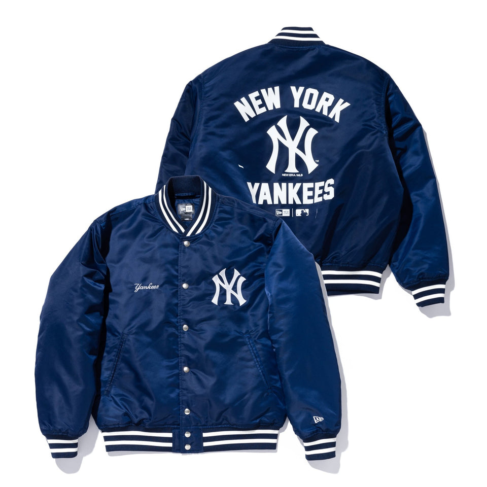 ニューエラ ヤンキース ナイロンバーシティジャケット XL スタジャン ロゴ肩先から袖口までの長さ