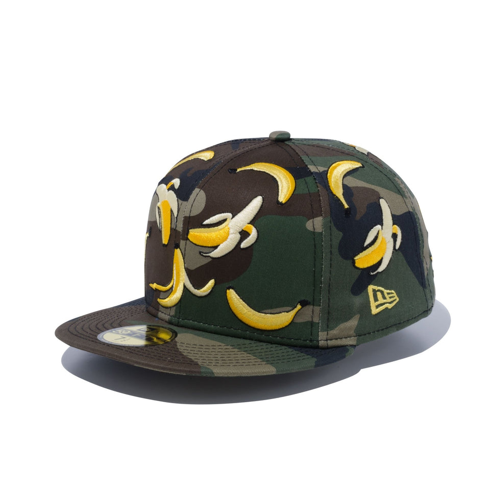 ストア限定】 59FIFTY バナナ オールオーバー ウッドランドカモ