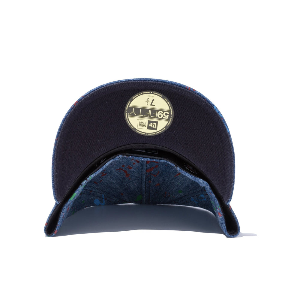 59FIFTY スプラッシュペイント ニューヨーク・ヤンキース ウォッシュドデニム - 12854095-700 | NEW ERA ニューエラ公式オンラインストア