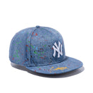 59FIFTY スプラッシュペイント ニューヨーク・ヤンキース ウォッシュドデニム - 12854095-700 | NEW ERA ニューエラ公式オンラインストア