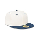 59FIFTY 2-Tone Basic クロームホワイト オーシャンサイドブルーバイザー - 14131386-700 | NEW ERA ニューエラ公式オンラインストア