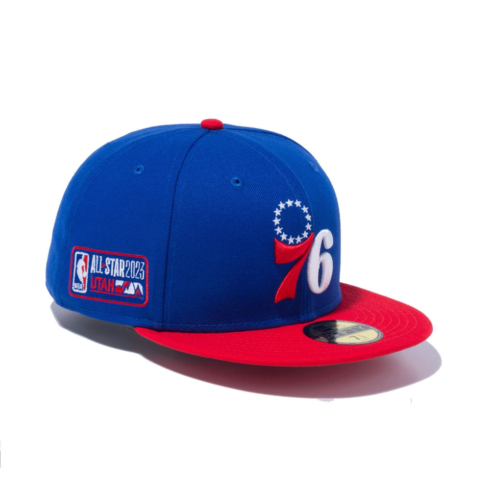 59FIFTY 2023 NBA ALL STAR GAME フィラデルフィア・76ers ブルー プリントアンダーバイザー - 13511779-700 | NEW ERA ニューエラ公式オンラインストア