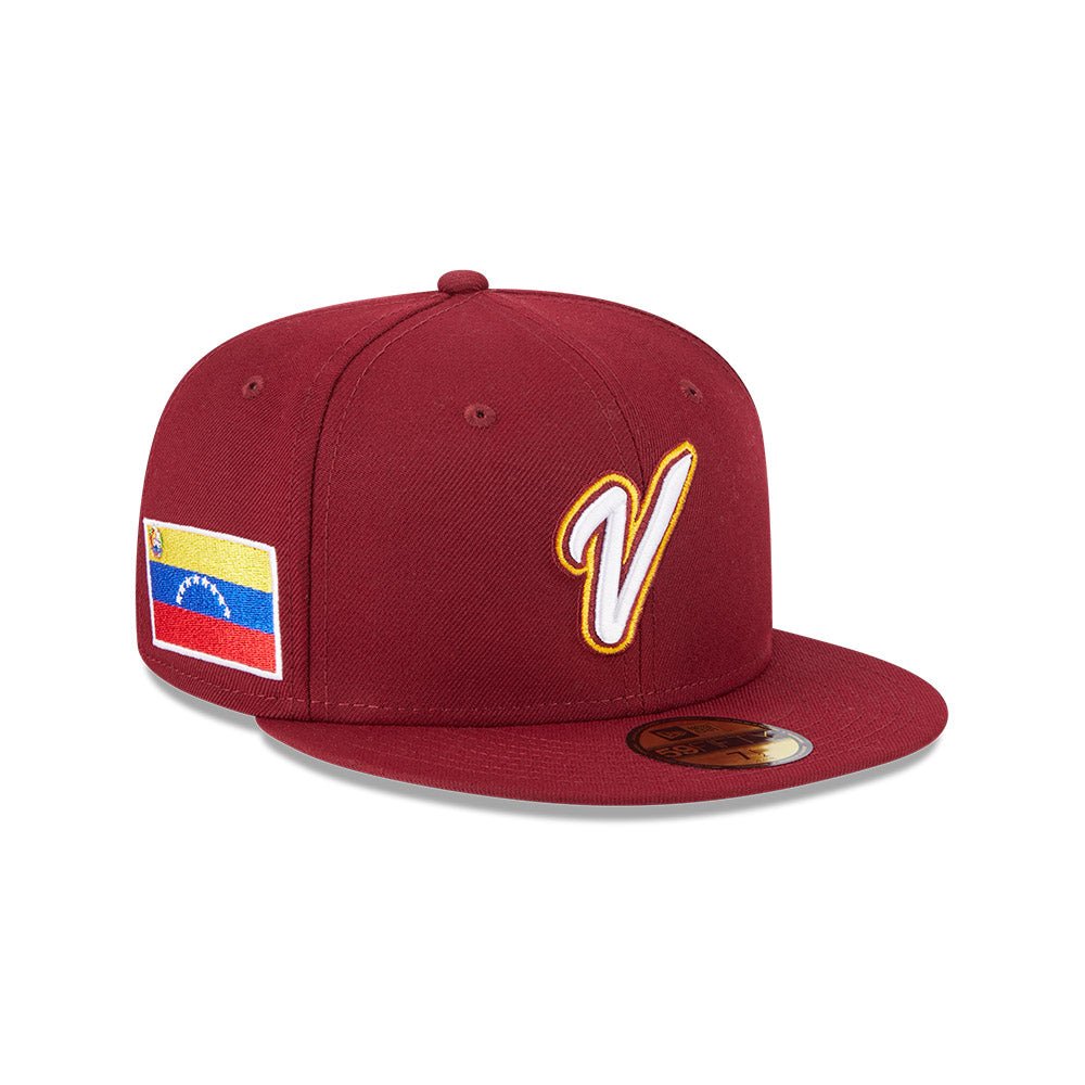 59FIFTY 2023 World Baseball Classic ベネズエラ ワインレッド グレー