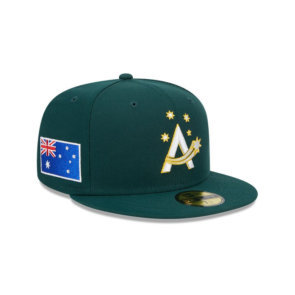 59FIFTY 2023 World Baseball Classic オーストラリア グリーン グレーアンダーバイザー