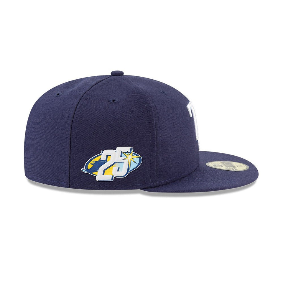 59FIFTY オンフィールド タンパベイ・レイズ 25th Anniversary Side