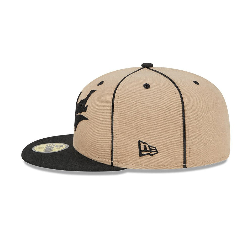 59FIFTY ニグロリーグ 2Tone ピッツバーグ・クロフォード ベージュ グレーアンダーバイザー | ニューエラオンラインストア