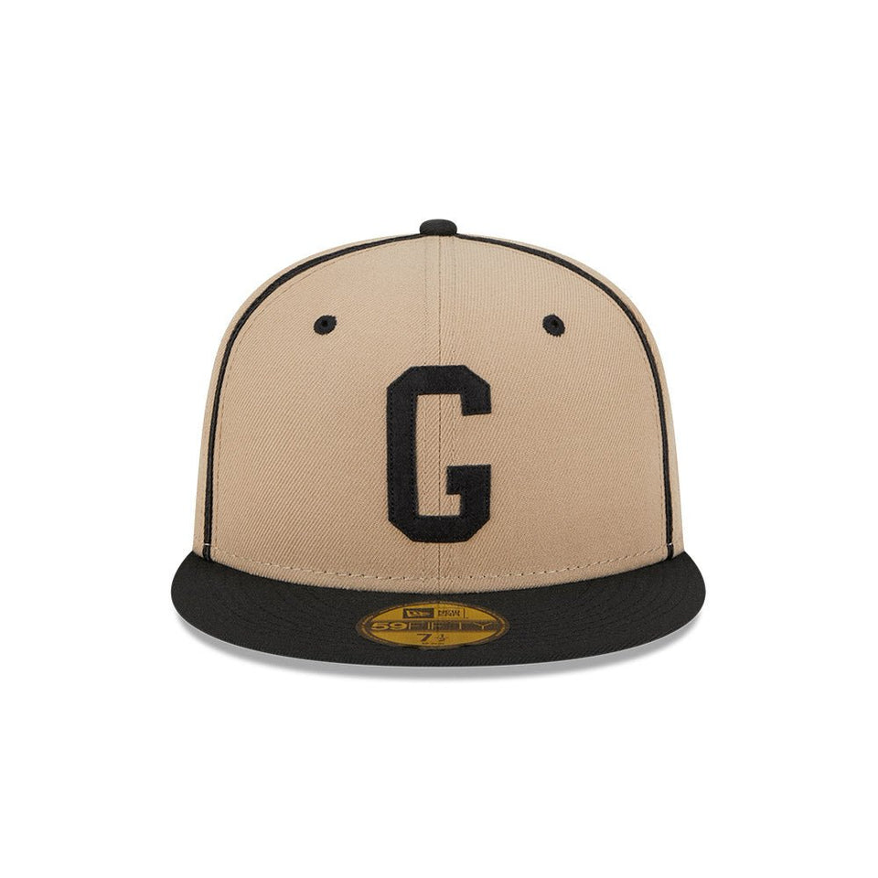 59FIFTY ニグロリーグ 2Tone ホームステッド・グレイズ ベージュ グレーアンダーバイザー - 13552508-700 | NEW ERA ニューエラ公式オンラインストア