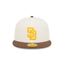 59FIFTY 2Tone Classic サンディエゴ・パドレス クロームホワイト - 13366498-700 | NEW ERA ニューエラ公式オンラインストア