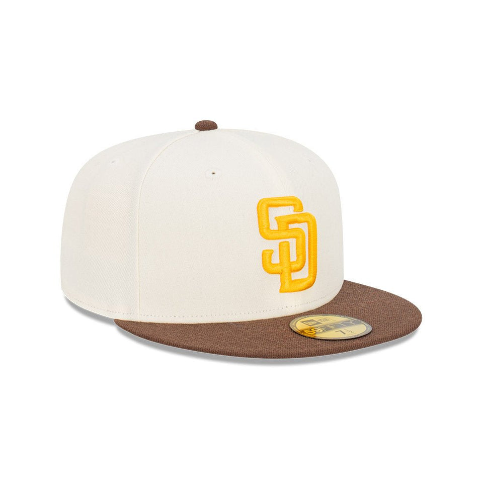 59FIFTY 2Tone Classic サンディエゴ・パドレス クロームホワイト - 13366498-700 | NEW ERA ニューエラ公式オンラインストア