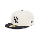 59FIFTY 2Tone Classic ニューヨーク・ヤンキース クロームホワイト - 13366499-700 | NEW ERA ニューエラ公式オンラインストア