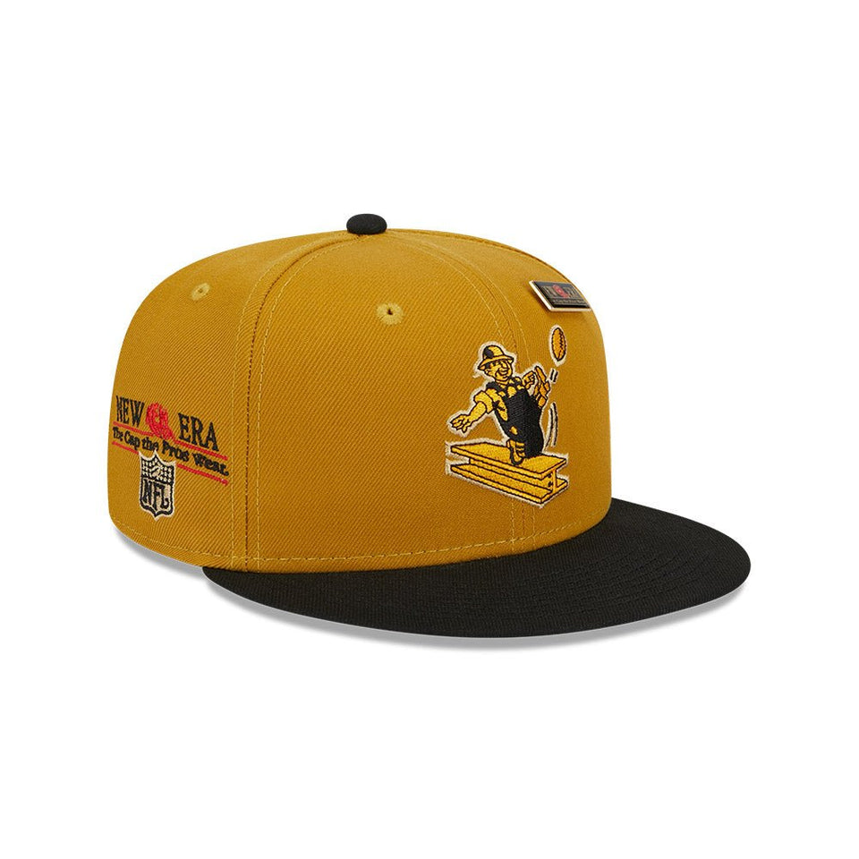 NEW ERA キャップ ピッツバーグ・スティーラーズ 黒黄色