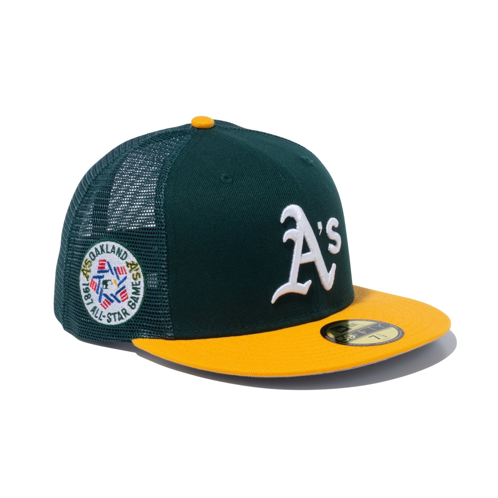 59FIFTY トラッカー ALLSTAR SIDE PATCH オークランド・アスレチックス ダークグリーン グレーアンダーバイザー | ニューエラ オンラインストア