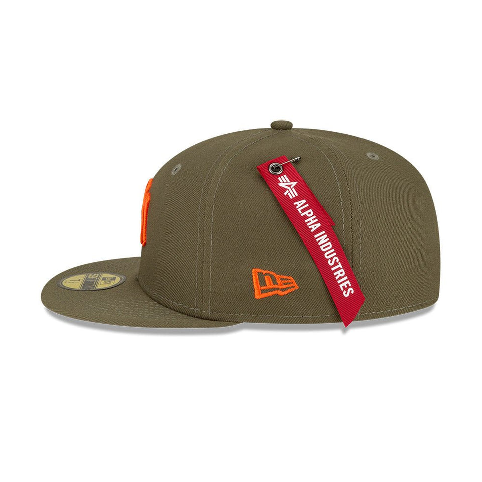 59FIFTY Alpha Industries ニューヨーク・ヤンキース オリーブ