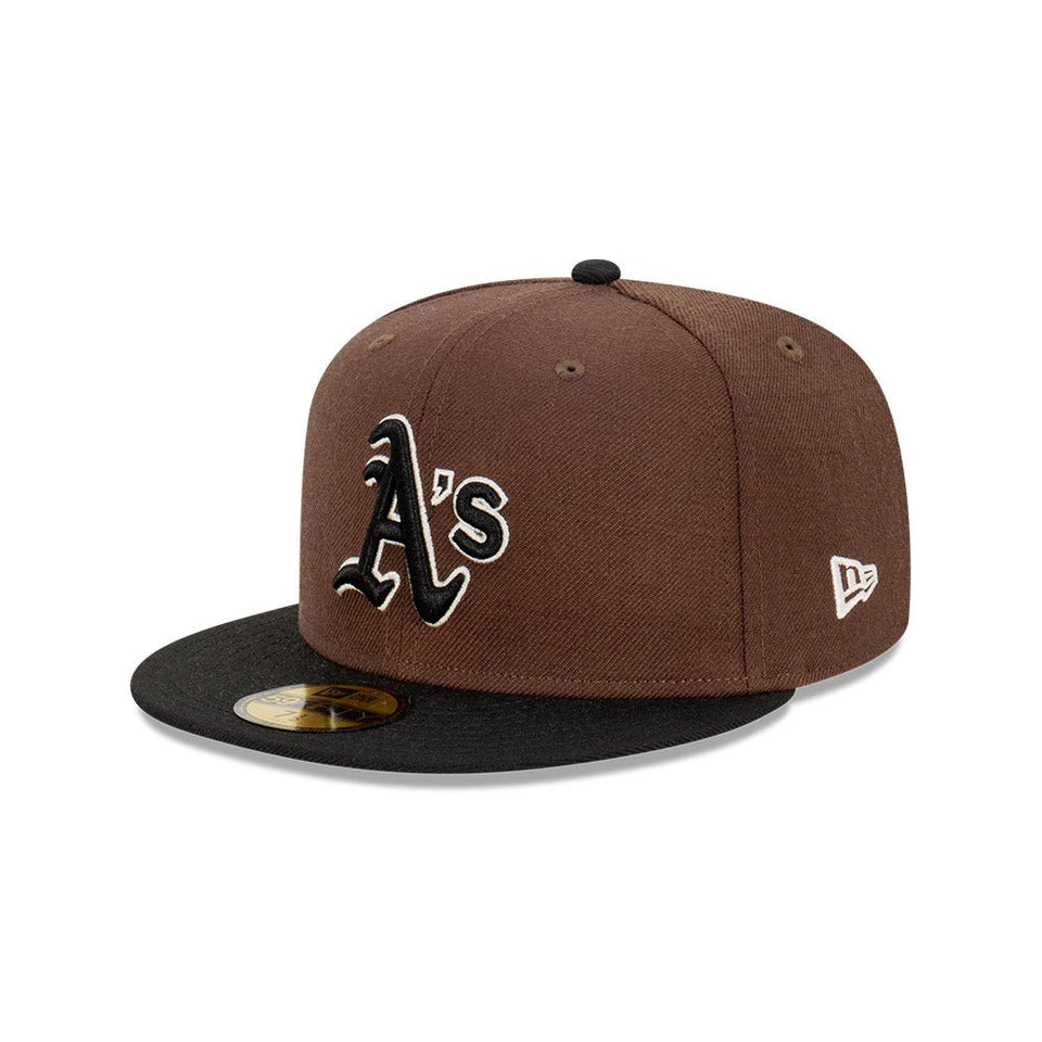 59FIFTY ANGUS オークランド・アスレチックス ブラウン グレーアンダー