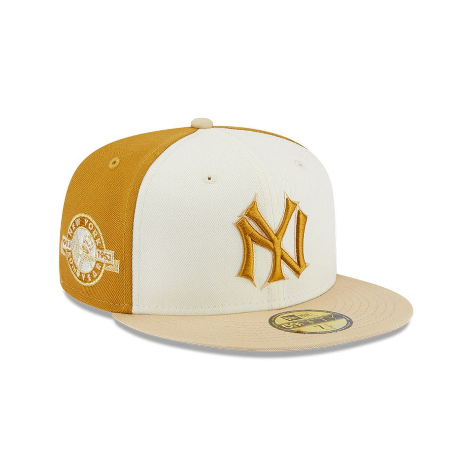 NEWERA 59FIFTY ニューヨーク・ヤンキース Brown×White