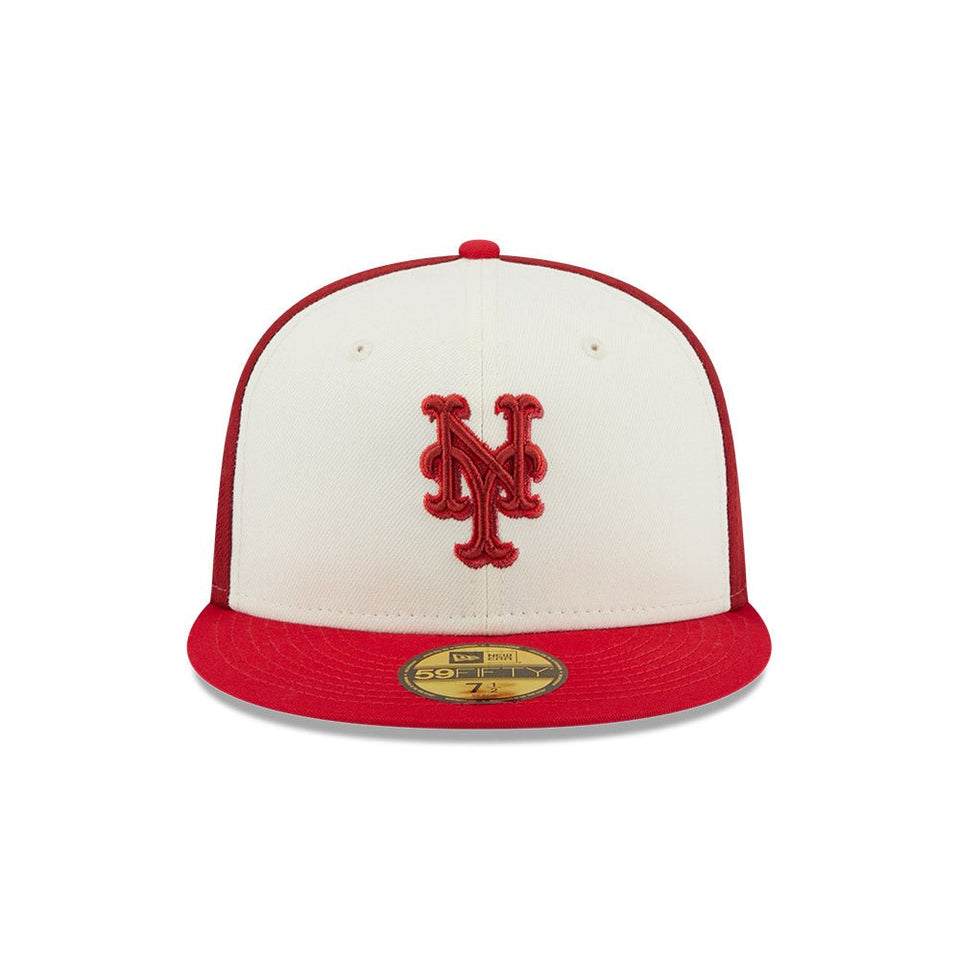 59FIFTY クーパーズタウン Anniversary ニューヨーク・メッツ レッド グレーアンダーバイザー - 13542631-700 | NEW ERA ニューエラ公式オンラインストア