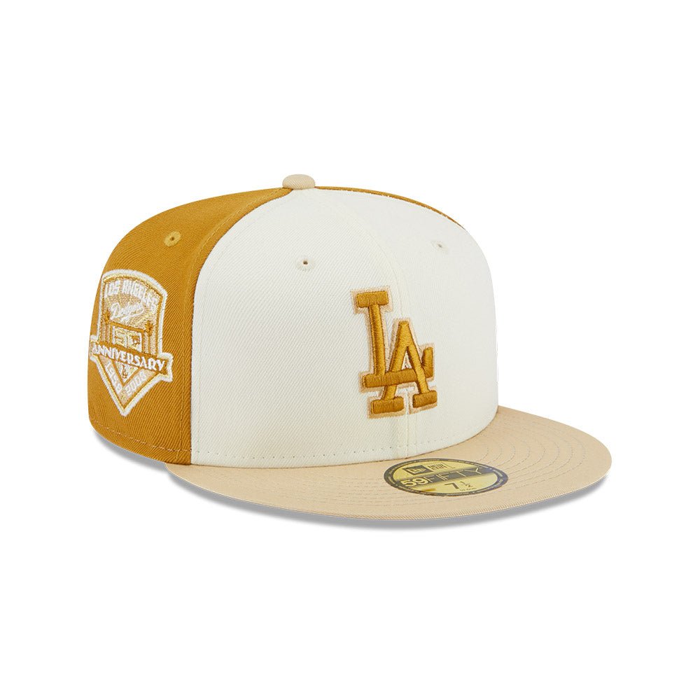 59FIFTY クーパーズタウン Anniversary ロサンゼルス・ドジャース ブラウン グレーアンダーバイザー