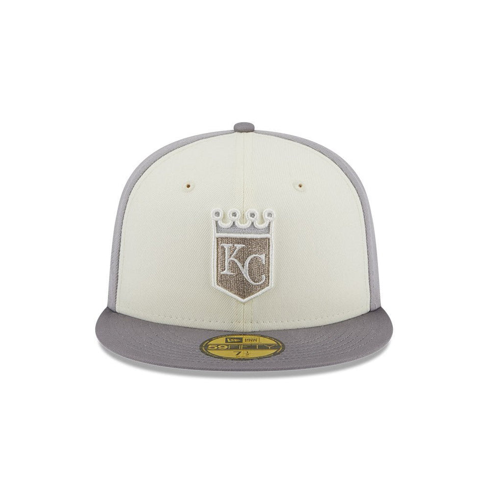 59FIFTY クーパーズタウン Anniversary カンザスシティ・ロイヤルズ グレー グレーアンダーバイザー - 13542635-700 | NEW ERA ニューエラ公式オンラインストア