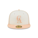 59FIFTY クーパーズタウン Anniversary カリフォルニア・エンゼルス ピンクベージュ グレーアンダーバイザー - 13542638-700 | NEW ERA ニューエラ公式オンラインストア