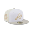 59FIFTY クーパーズタウン Anniversary アトランタ・ブレーブス グレーベージュ グレーアンダーバイザー - 13542639-700 | NEW ERA ニューエラ公式オンラインストア