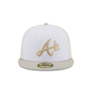 59FIFTY クーパーズタウン Anniversary アトランタ・ブレーブス グレーベージュ グレーアンダーバイザー - 13542639-700 | NEW ERA ニューエラ公式オンラインストア