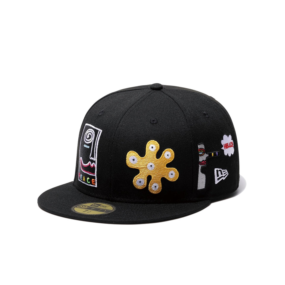 59FIFTY baanai × NEW ERA マルチ アート ブラック | ニューエラ