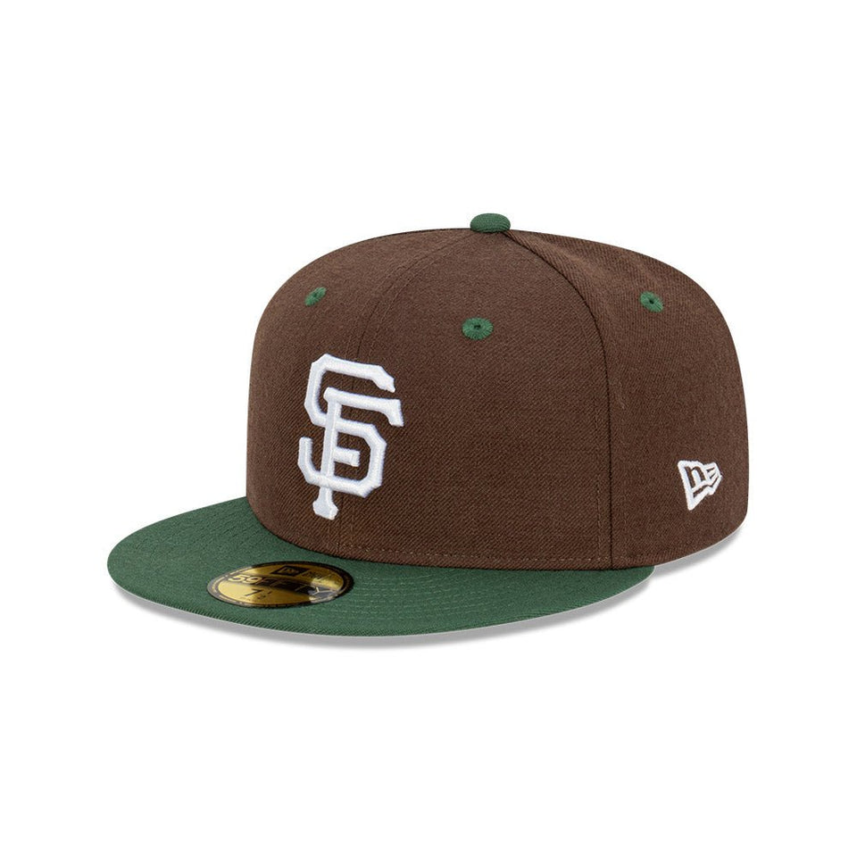 59FIFTY Beef and Broccoli ビーフアンドブロッコリー サンフランシスコ・ジャイアンツ ブラウン グリーンバイザー | ニューエラ オンラインストア