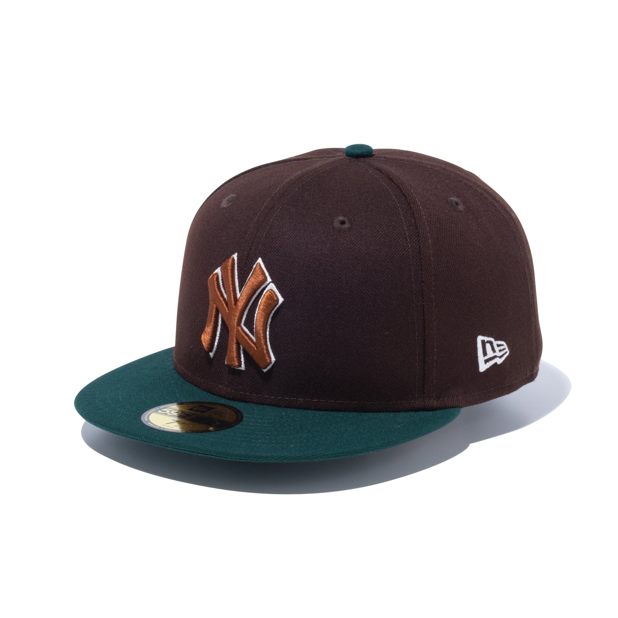 59FIFTY Beef and Broccoli ニューヨーク・ヤンキース バーントウッド ダークグリーンバイザー | ニューエラオンラインストア