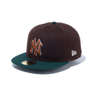 59FIFTY Beef and Broccoli ニューヨーク・ヤンキース バーントウッド ダークグリーンバイザー - 13750714-700 | NEW ERA ニューエラ公式オンラインストア