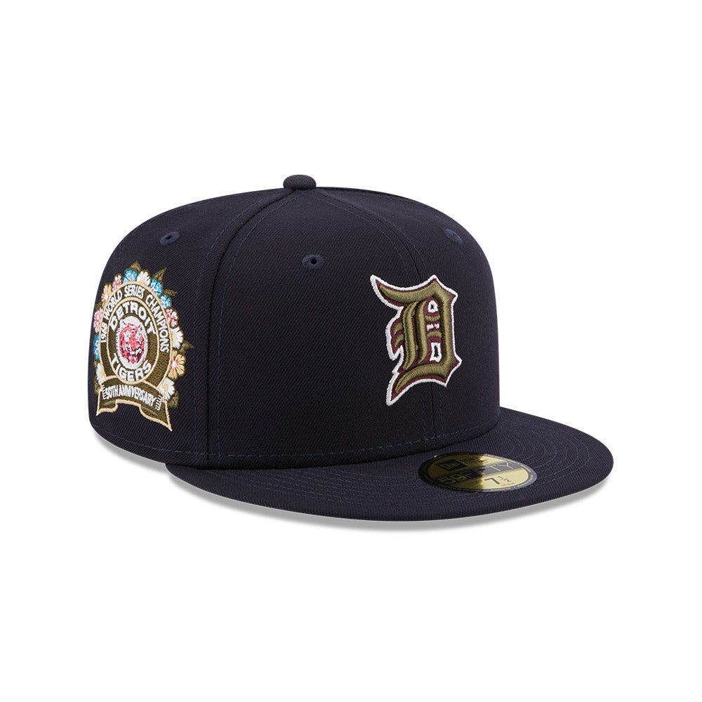 59FIFTY Botanical デトロイト・タイガース ネイビー ケリーグリーンアンダーバイザー