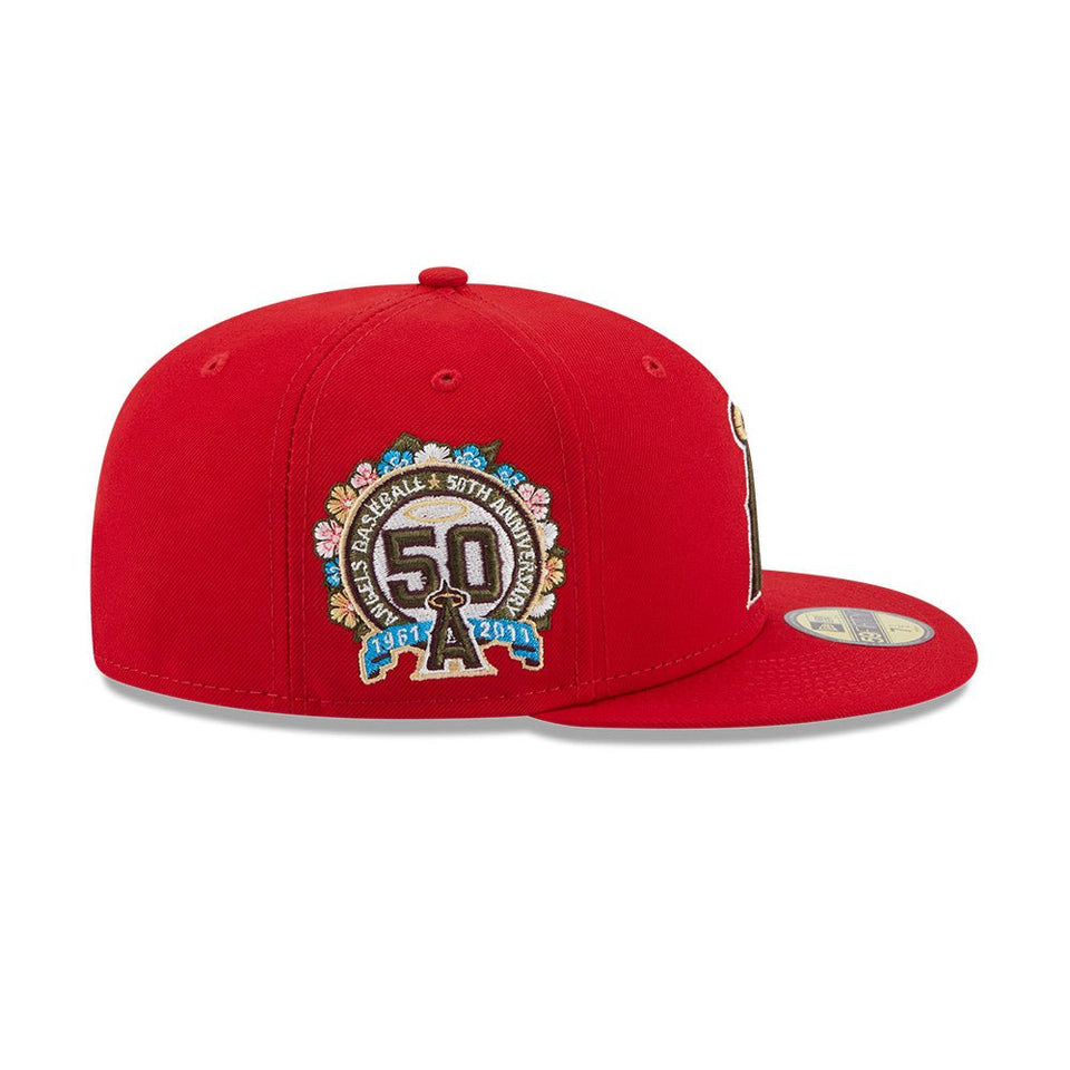 59FIFTY Botanical ロサンゼルス・エンゼルス レッド ケリーグリーン