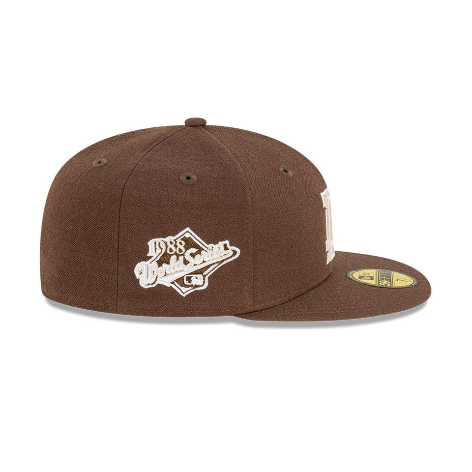 59FIFTY Brown Stone ロサンゼルス・ドジャース ブラウン グレーアンダーバイザー